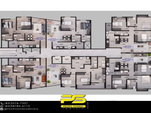 Imagem Apartamento com 2 Quartos à Venda, 57 m² em Manaíra - João Pessoa Imagem Apartamento com 2 Quartos à Venda, 57 m² em Manaíra - João Pessoa