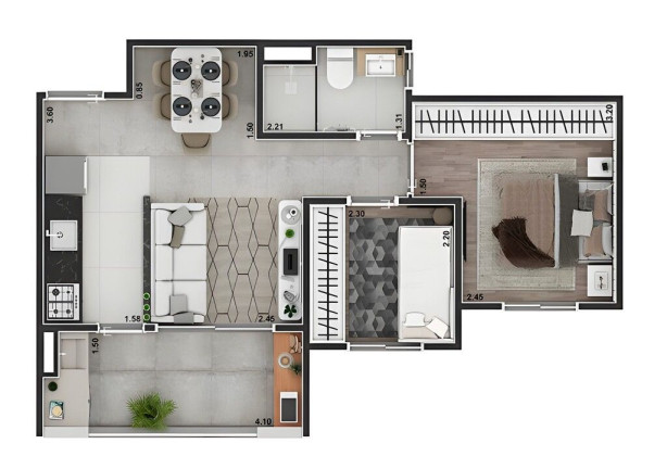 Imagem Apartamento com 2 Quartos à Venda, 42 m² em Jardim Iae - São Paulo Imagem Apartamento com 2 Quartos à Venda, 42 m² em Jardim Iae - São Paulo