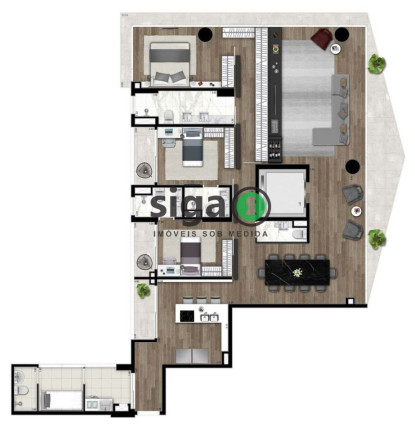 Imagem Apartamento com 2 Quartos à Venda, 156 m² em Vila Olímpia - São Paulo