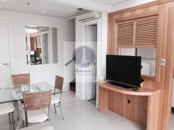 Imagem Apartamento com 1 Quarto para Alugar, 45 m² em Moema - São Paulo