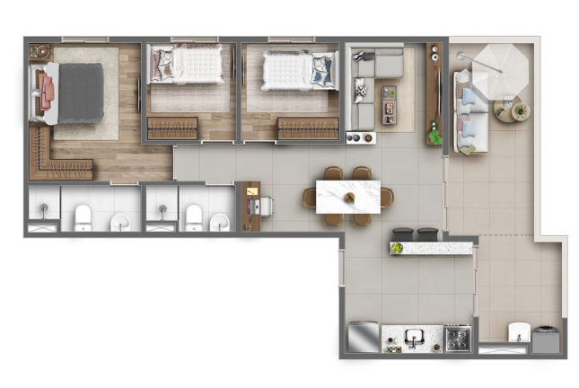 Imagem Cobertura com 3 Quartos à Venda, 70 m² em Vila Carmosina - São Paulo