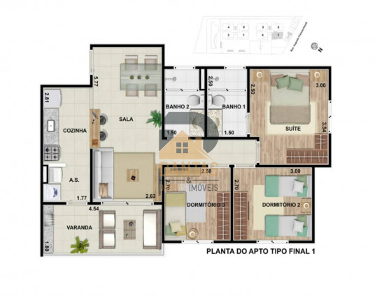 Imagem Imóvel com 3 Quartos à Venda, 80 m² em Vila Esperança - Itu Imagem Imóvel com 3 Quartos à Venda, 80 m² em Vila Esperança - Itu