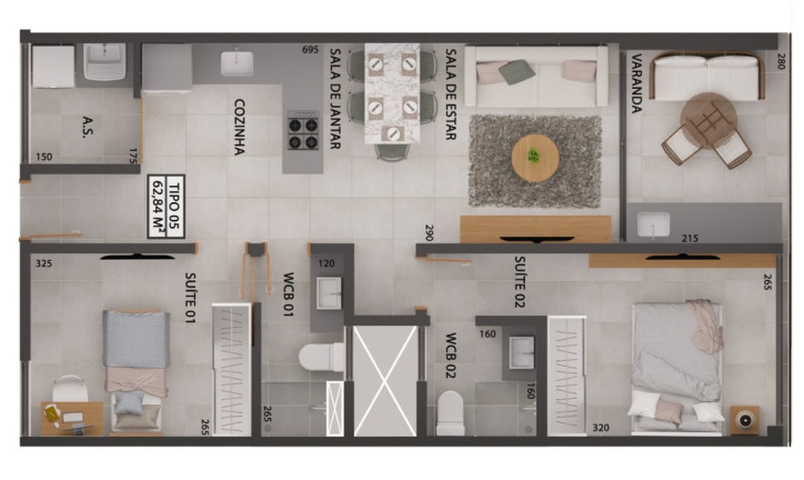 Imagem Apartamento com 2 Quartos à Venda, 108 m² em Jardim Oceania - João Pessoa