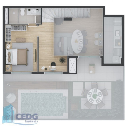 Imagem Apartamento com 3 Quartos à Venda, 67 m² em Portão - Curitiba