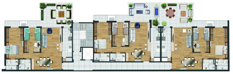 Imagem Apartamento com 2 Quartos à Venda, 69 m² em Bela Vista - Porto Alegre
