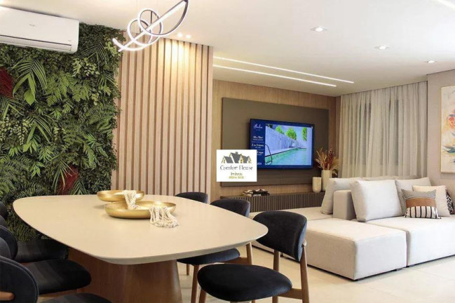 Apartamento com 2 Quartos à Venda, 58 m² em Vila Valparaíso - Santo André