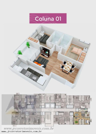 Imagem Apartamento com 2 Quartos à Venda, 48 m² em Cocal - Vila Velha Imagem Apartamento com 2 Quartos à Venda, 48 m² em Cocal - Vila Velha