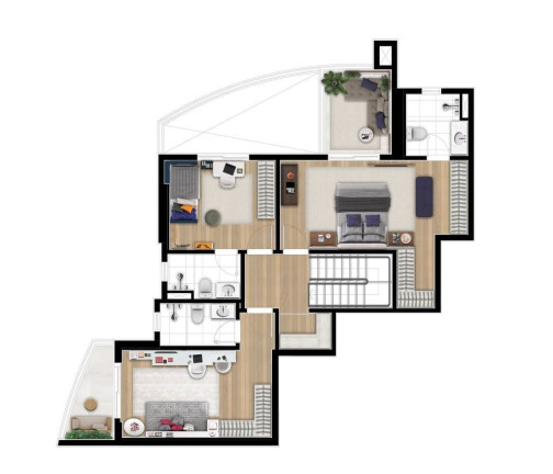 Imagem Apartamento com 2 Quartos à Venda, 113 m² em Ponta Da Praia - Santos