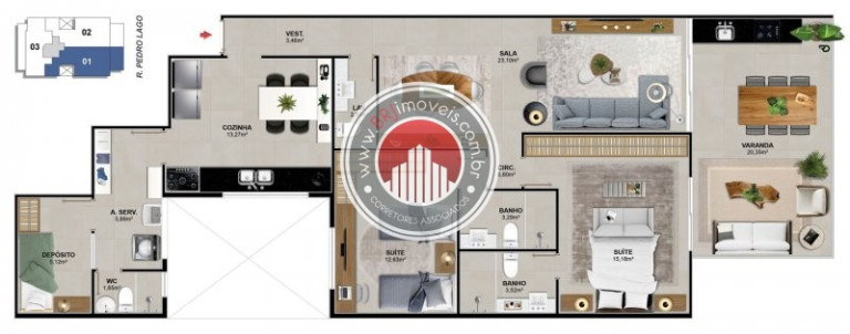 Imagem Apartamento com 2 Quartos à Venda, 173 m² em Barra Da Tijuca - Rio De Janeiro Imagem Apartamento com 2 Quartos à Venda, 173 m² em Barra Da Tijuca - Rio De Janeiro