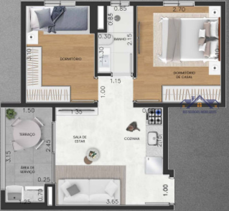 Apartamento com 2 Quartos à Venda, 39 m² em Vila Aricanduva - São Paulo