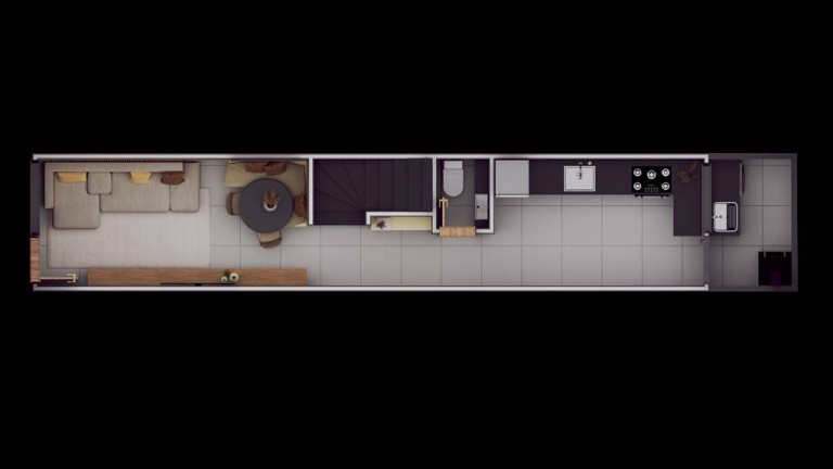 Imagem Casa com 2 Quartos à Venda, 49 m² em Imperador - Praia Grande Imagem Casa com 2 Quartos à Venda, 49 m² em Imperador - Praia Grande