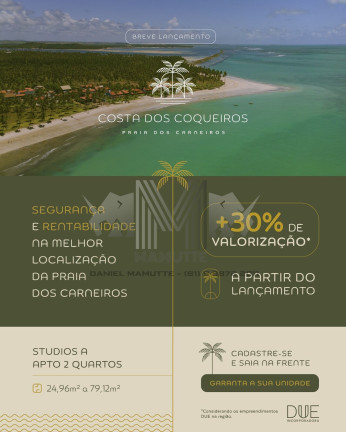 Imagem Apartamento com 2 Quartos à Venda, 45 m² em Praia Dos Carneiros - Tamandaré Imagem Apartamento com 2 Quartos à Venda, 45 m² em Praia Dos Carneiros - Tamandaré