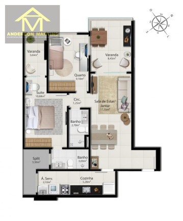 Imagem Apartamento com 2 Quartos à Venda, 76 m² em Praia Da Costa - Vila Velha Imagem Apartamento com 2 Quartos à Venda, 76 m² em Praia Da Costa - Vila Velha