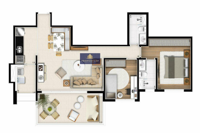 Imagem Apartamento com 3 Quartos à Venda, 79 m² em Sumaré - São Paulo