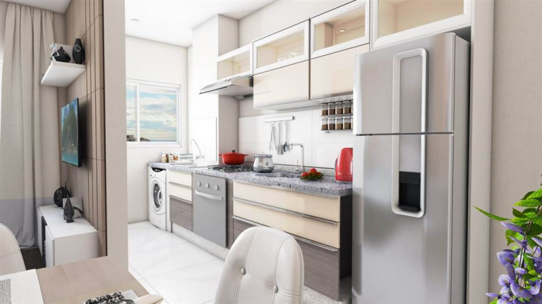 Imagem Apartamento com 1 Quarto à Venda, em Aviação - Praia Grande Imagem Apartamento com 1 Quarto à Venda, em Aviação - Praia Grande