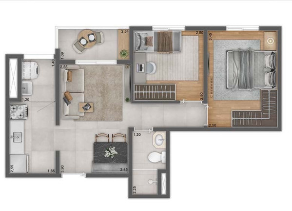 Imagem Apartamento com 2 Quartos à Venda, 44 m² em Limão - São Paulo