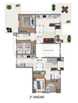 Imagem Apartamento com 3 Quartos à Venda, 80 m² em Carioca - São José Dos Pinhais