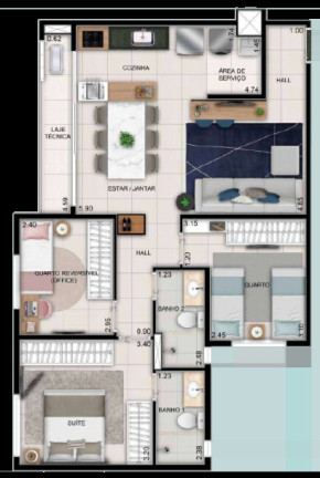 Imagem Apartamento com 2 Quartos à Venda, 58 m² em Setor Bela Vista - Goiânia Imagem Apartamento com 2 Quartos à Venda, 58 m² em Setor Bela Vista - Goiânia