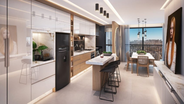 Imagem Apartamento com 2 Quartos à Venda, 61 m² em Cristo Rei - Curitiba