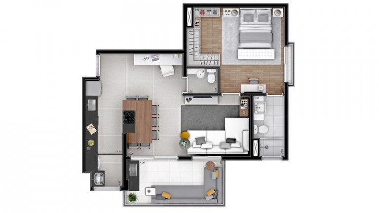 Imagem Apartamento com 2 Quartos à Venda, 64 m² em Conceição - São Paulo