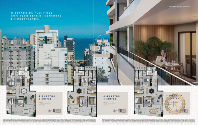 Imagem Apartamento com 4 Quartos à Venda, 131 m² em Itapuã - Vila Velha