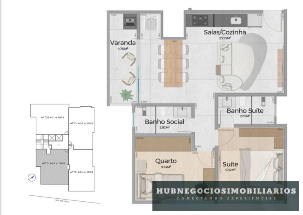 Imagem Apartamento com 2 Quartos à Venda, 64 m² em Centro - Montes Claros Imagem Apartamento com 2 Quartos à Venda, 64 m² em Centro - Montes Claros