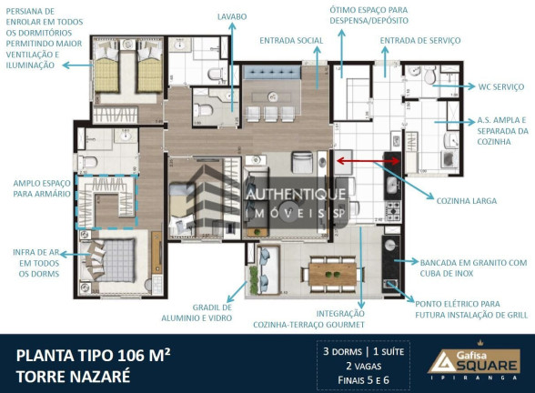Imagem Apartamento com 3 Quartos à Venda, 106 m² em Ipiranga - São Paulo Imagem Apartamento com 3 Quartos à Venda, 106 m² em Ipiranga - São Paulo