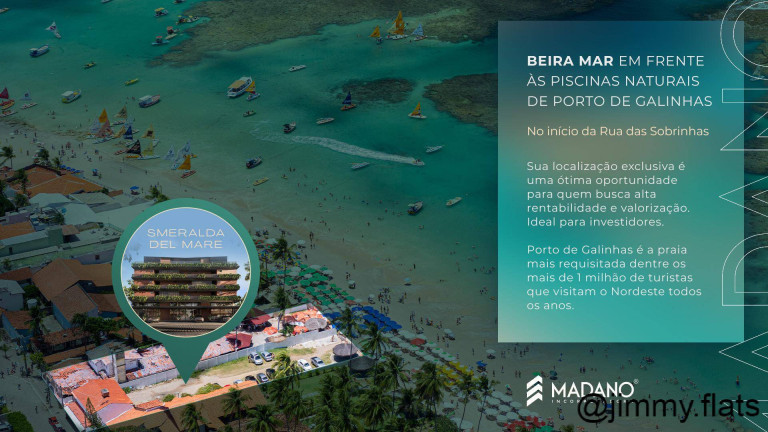 Imagem Apartamento com 1 Quarto à Venda, 25 m² em Centro, Porto De Galinhas - Ipojuca