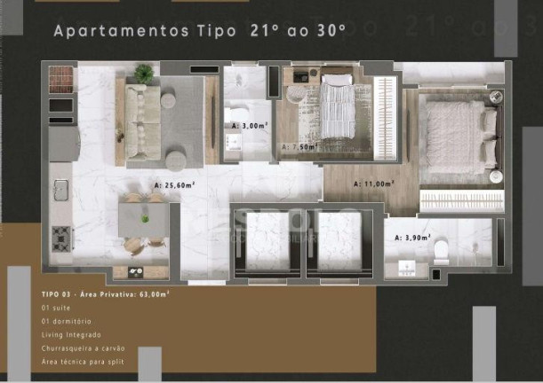 Imagem Apartamento à Venda, 50 m² em Perequê - Porto Belo Imagem Apartamento à Venda, 50 m² em Perequê - Porto Belo