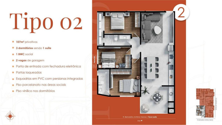 Imagem Apartamento com 2 Quartos à Venda, 81 m² em Gravatá - Navegantes Imagem Apartamento com 2 Quartos à Venda, 81 m² em Gravatá - Navegantes