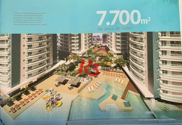 Apartamento com 3 Quartos à Venda, 163 m² em Ponta Da Praia - Santos