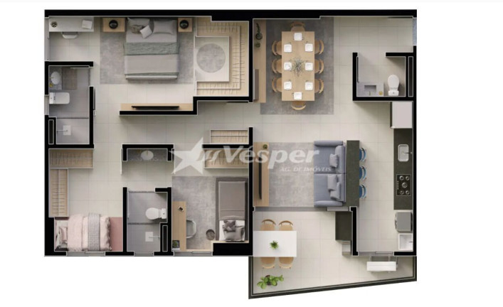 Imagem Apartamento com 3 Quartos à Venda, 94 m² em Setor Central - Goiânia Imagem Apartamento com 3 Quartos à Venda, 94 m² em Setor Central - Goiânia