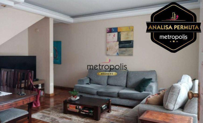 Sobrado com 3 Quartos à Venda, 165 m² em Jardim - Santo André
