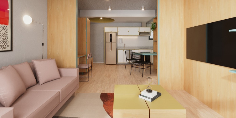 Imagem Apartamento com 2 Quartos à Venda, 41 m² em São Francisco - Curitiba