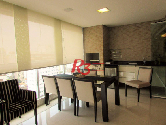 Imagem Apartamento com 3 Quartos para Alugar, 178 m² em Gonzaga - Santos Imagem Apartamento com 3 Quartos para Alugar, 178 m² em Gonzaga - Santos