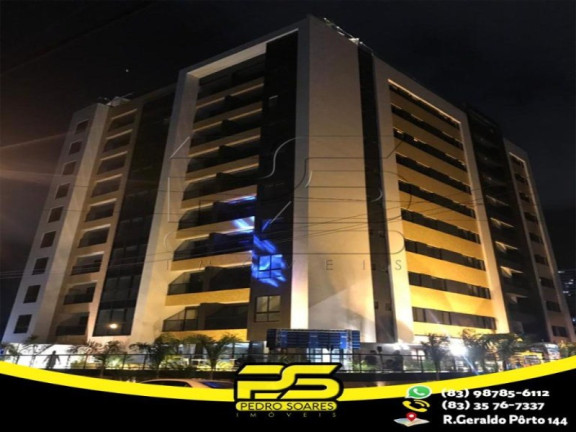 Apartamento com 2 Quartos à Venda, 64 m² em Manaíra - João Pessoa