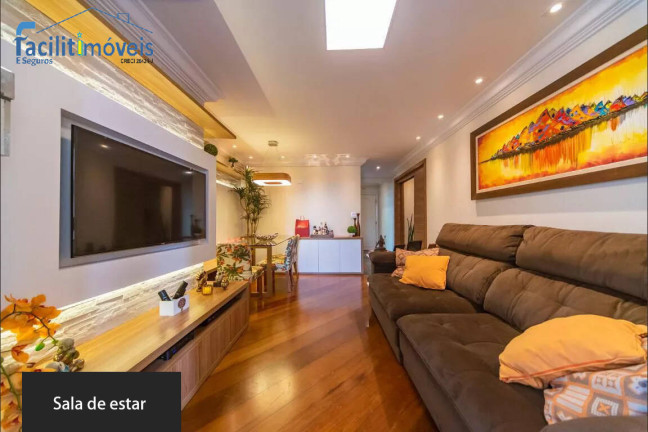 Apartamento com 3 Quartos à Venda, 110 m² em Vila Assunção - Santo André