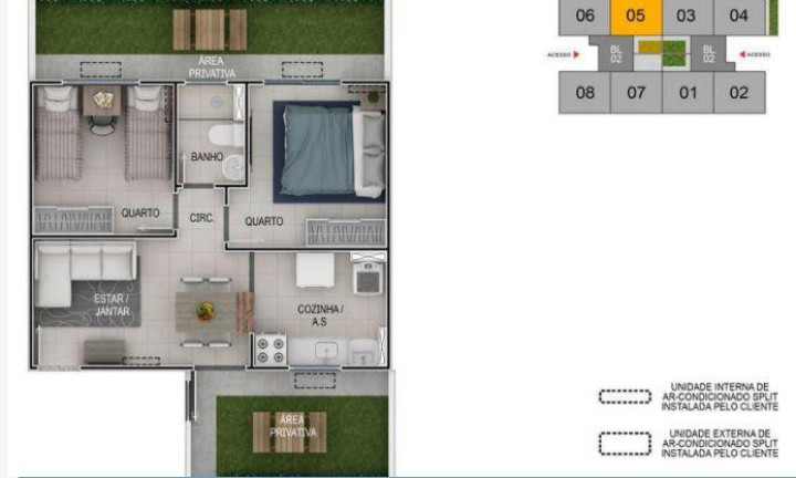 Imagem Apartamento com 2 Quartos à Venda, 40 m² em Três Pontes - Itaboraí Imagem Apartamento com 2 Quartos à Venda, 40 m² em Três Pontes - Itaboraí