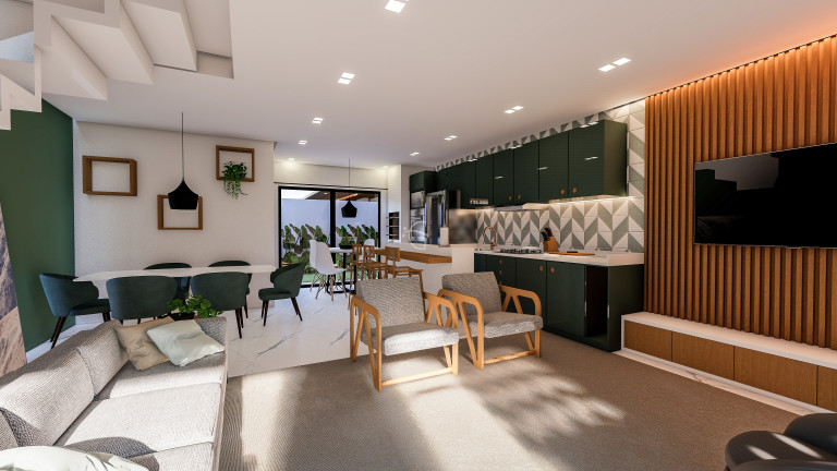 Imagem Casa com 3 Quartos à Venda, 108 m² em Saguaçu - Joinville Imagem Casa com 3 Quartos à Venda, 108 m² em Saguaçu - Joinville