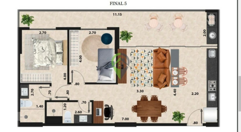 Imagem Apartamento com 2 Quartos à Venda, 74 m² em José Menino - Santos Imagem Apartamento com 2 Quartos à Venda, 74 m² em José Menino - Santos