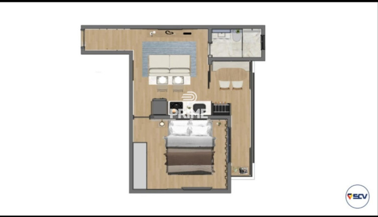 Apartamento com 2 Quartos à Venda, 54 m² em Sumaré - Caraguatatuba