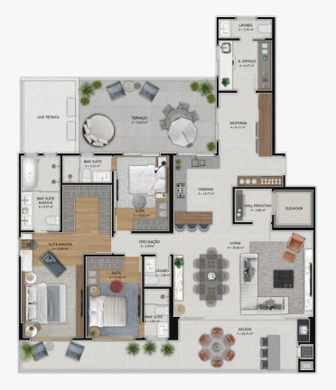 Imagem Apartamento com 3 Quartos à Venda, 155 m² em Centro - Itajaí