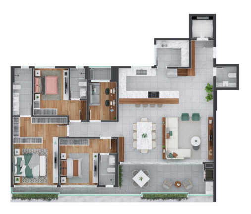 Imagem Apartamento com 3 Quartos à Venda, 256 m² em Hugo Lange - Curitiba