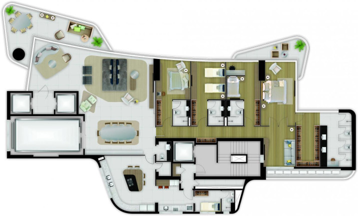 Imagem Apartamento com 4 Quartos à Venda, 362 m² em Meireles - Fortaleza Imagem Apartamento com 4 Quartos à Venda, 362 m² em Meireles - Fortaleza