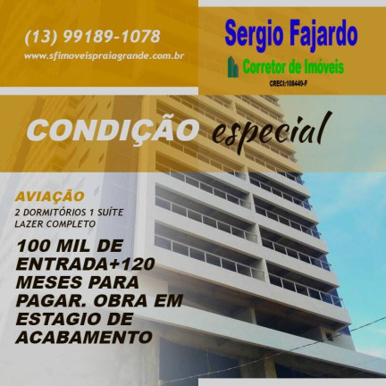 Apartamento com 2 Quartos à Venda, 81 m² em Aviação - Praia Grande