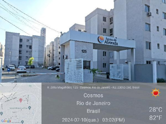 Apartamento com 2 Quartos à Venda, 43 m² em Cosmos - Rio De Janeiro