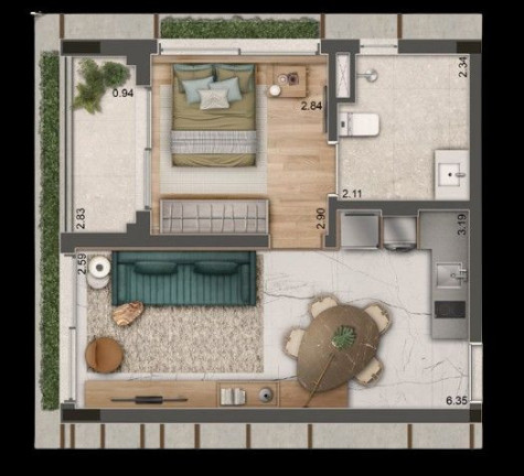 Apartamento com 1 Quarto à Venda, 45 m² em Itaim Bibi - São Paulo