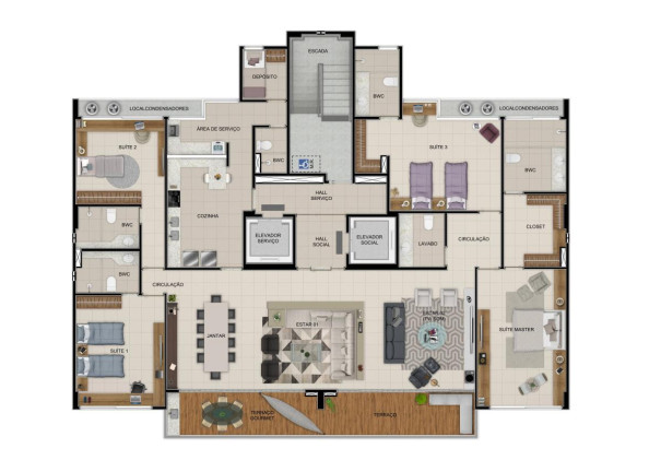 Imagem Apartamento com 3 Quartos à Venda, 122 m² em Monteiro - Recife Imagem Apartamento com 3 Quartos à Venda, 122 m² em Monteiro - Recife