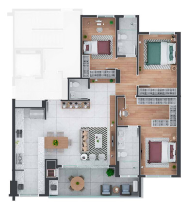 Imagem Apartamento com 3 Quartos à Venda, 116 m² em Alto Da Rua Xv - Curitiba Imagem Apartamento com 3 Quartos à Venda, 116 m² em Alto Da Rua Xv - Curitiba