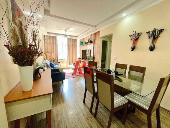 Imagem Apartamento com 2 Quartos à Venda, 65 m² em Gonzaga - Santos